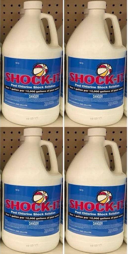 Shock It Liquid Shock 1 Gallon Case of 4